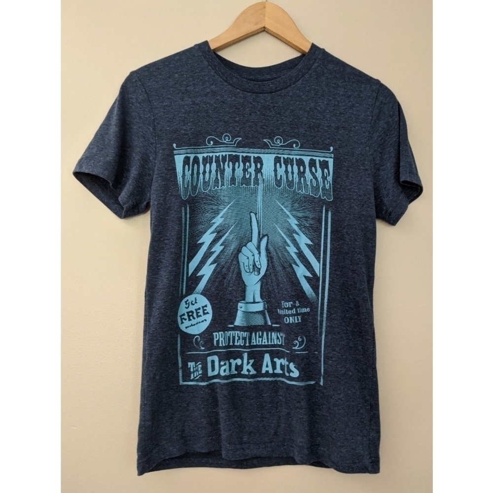 Harry Potter Counter Curse Blue Short Sleeve Tee